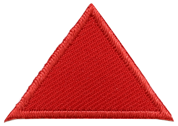 925283 Термоаппликация Треугольник, светлая джинса Prym - фото №3