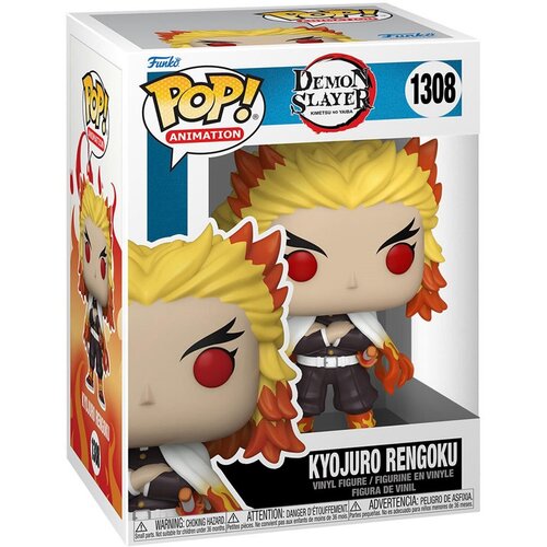 Фигурка Funko POP - Demon Slayer: Kyojuro Rengoku funny hot anime demon slayer hoodie men women kyojuro rengoku sweatshirt harajuku streetwear oversized hoodies kawaii pullovers