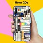 Силиконовый чехол на Honor 20e Кассеты / для Хонор 20Е