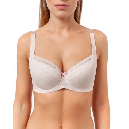 Бюстгальтер  Coquette Revue, размер 75E, бежевый