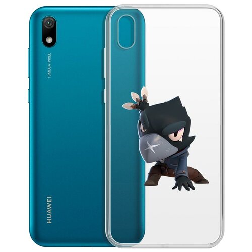 Чехол-накладка Clear Case Brawl Stars-Ворон для Huawei Y5 (2019)/Honor 8S/8S Prime чехол накладка clear case brawl stars ворон для huawei y5 2019 honor 8s 8s prime