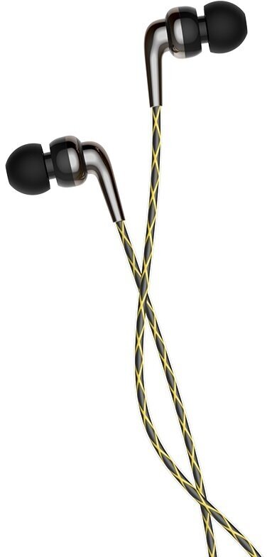 Наушники M71 Inspiring universal earphones with mic, HOCO, вакуумные с микрофоном, черные