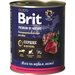 Brit Консервы Premium by Nature с сердцем и печенью для взрослых собак всех пород 5051175 0,85 кг 59211 (5 шт)