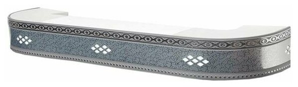 Декоративная планка Ромб, длина 450 см, ширина 7 см, цвет серебро/элегант Магеллан 7377553 . - фотография № 3
