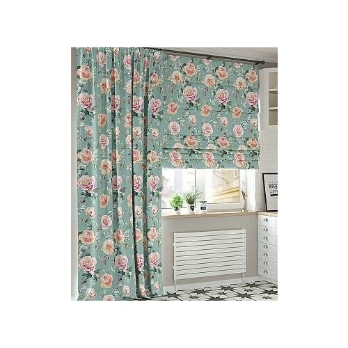 фото Комплект штор томдом леренс (мятный)