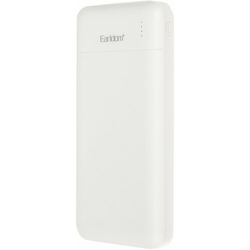 Повербанк (powerbank) Earldom PB49, 10000 mAh, белый внешний аккумулятор портативный повербанк powerbank 10000 mah