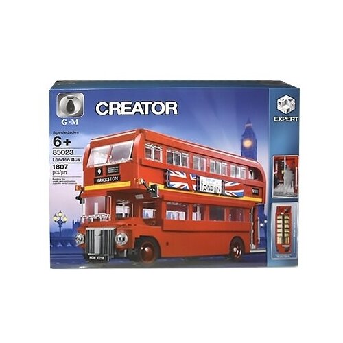 Конструктор KING Лондонский автобус (85023), 1807 деталей