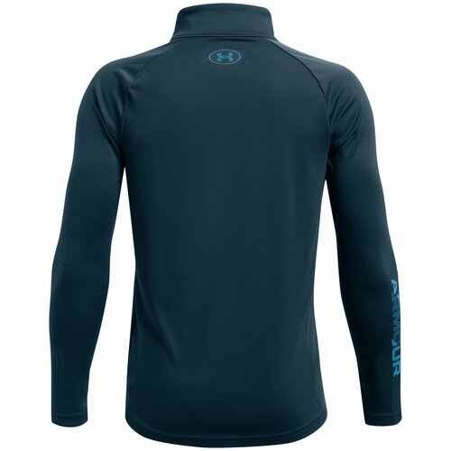 фото Лонгслив under armour ua tech bl 1/2 zip дети 1366377-413 ysm