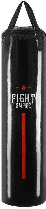 Боксёрский мешок FIGHT EMPIRE, вес 45 кг, на ленте ременной, цвет чёрный