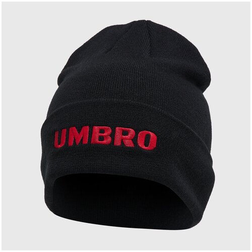 Шапка бини Umbro, размер 1SIZE, черный