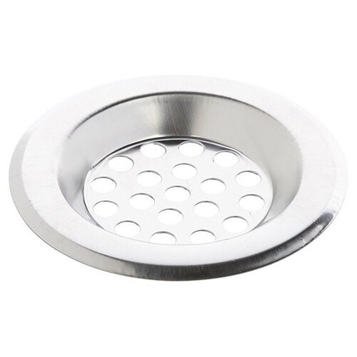 фото Ситечко для раковины skiico kitchenware 6 см/ металлическое сито для кухонной раковины или ванны / ситечко от засоров