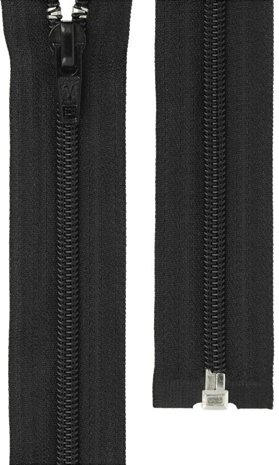 Молния Спираль "GAMMA" G105 20 см тип 5 разъёмная однозамковая черный №310