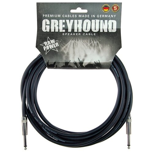 Greyhound Кабель акустический, 10м, Klotz GRYS100 sc1pp10sw sc1 кабель акустический 6 35мм 10м klotz