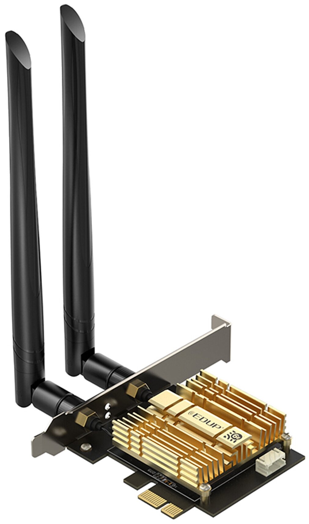 PCI-E адаптер Wi-Fi 6E Intel AX210 AX3000 Bluetooth 5.2 - 2.4GHz/5GHz/6GHz — фото 1