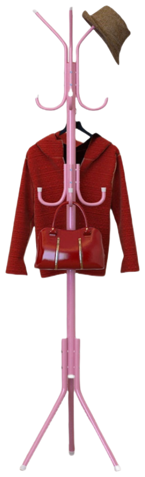 Вешалка напольная металлическая GEEK LIFE для верхней одежды, розовый
