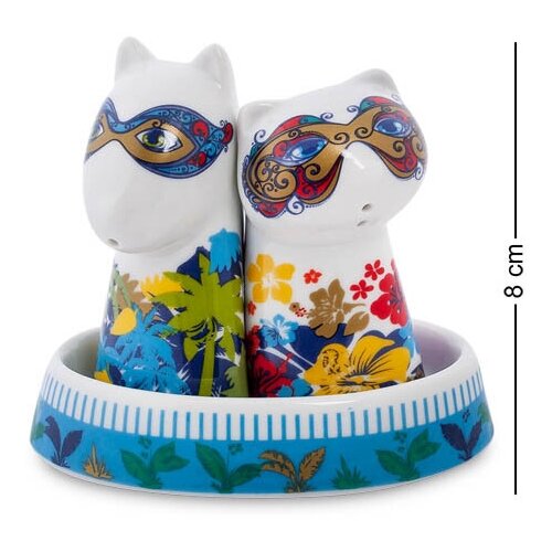 Набор соль-перец Кошка с собакой на маскараде (TOPCHOICE) TC-52 113-451742