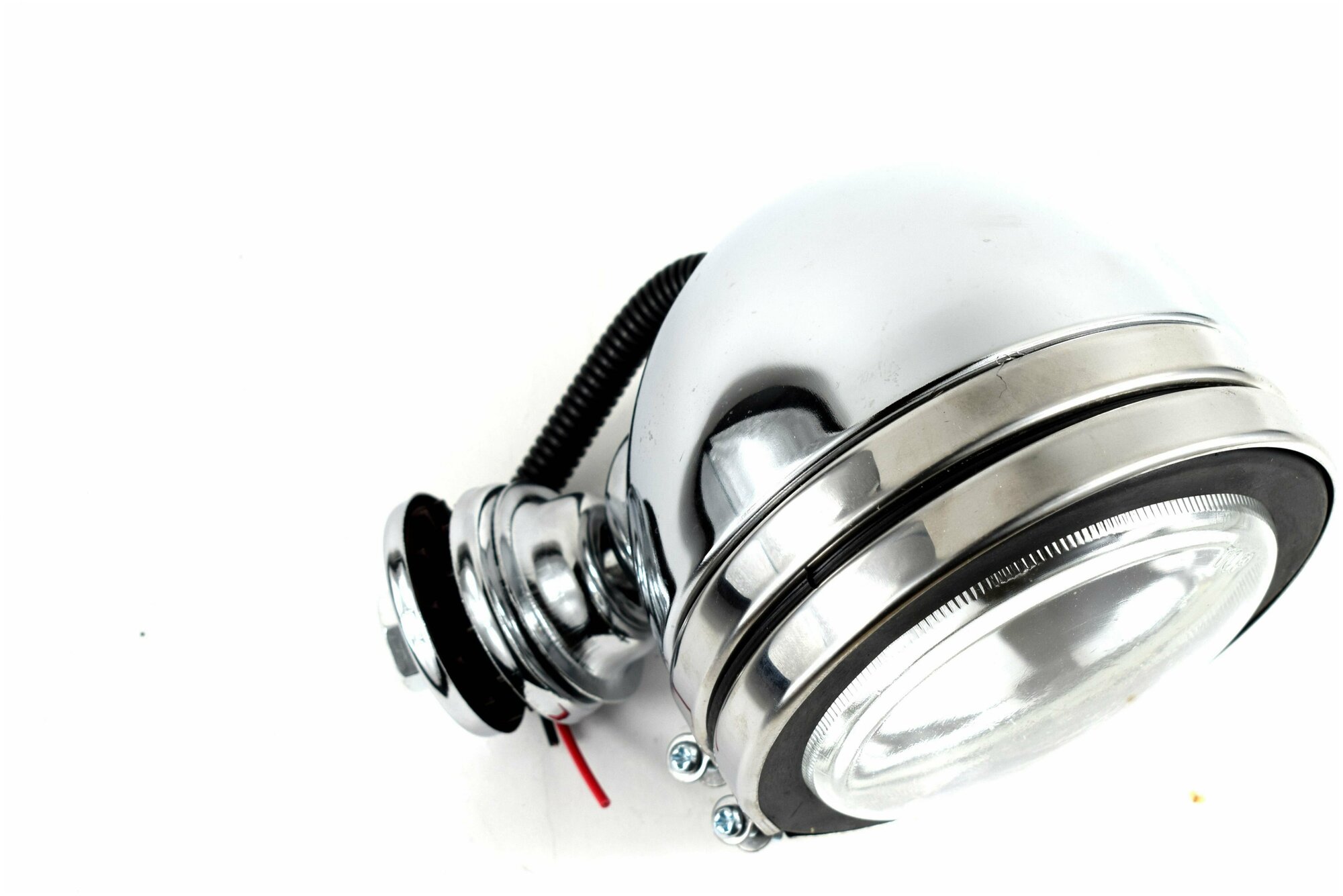 Фара прожектор хром герметичная галоген для автомобилей УАЗ ГАЗ нива ДЖИПЫ-Off-road(12х12х12см)