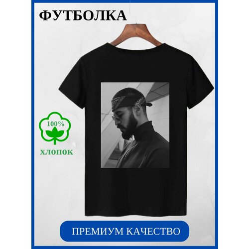 фото Футболка adonis, размер 52/54, черный