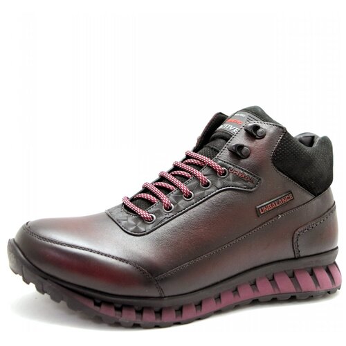 Marco Tredi MR06-150-322-50-1V мужские ботинки бордовый натуральная кожа зима, Размер 42