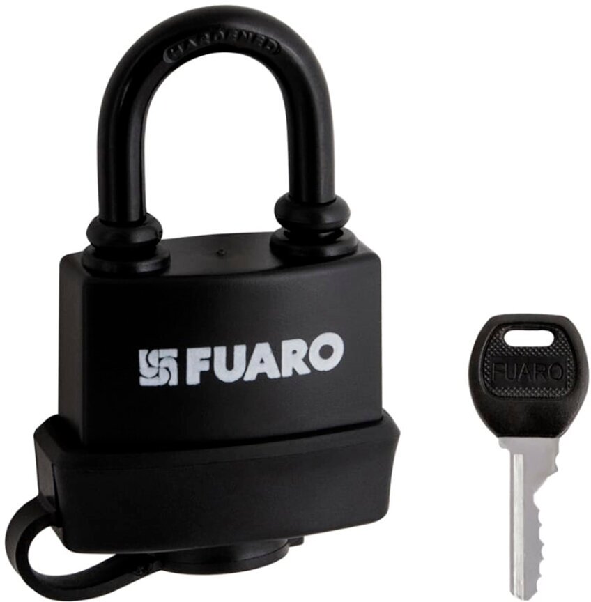 Навесной замок FUARO PL-WEATHER-3640 Black 3key (PL-3640) английский 42533 - фотография № 5