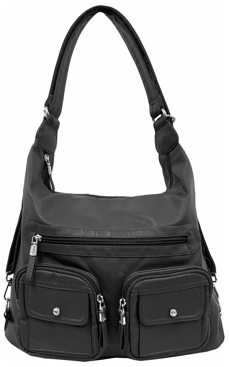 Сумка-рюкзак женская DOLPHIN цвет- черный