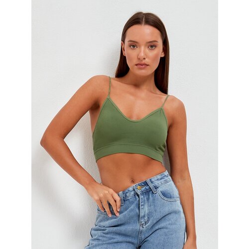DORIZORI Топ-бра на тонких бретелях one size Зеленый 760₽