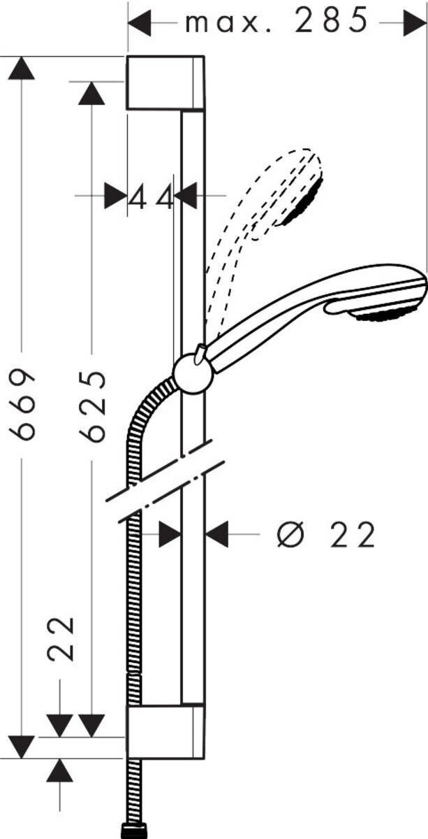 Гарнитур душевой Hansgrohe - фото №17