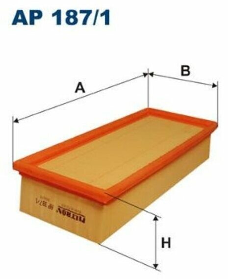 Воздушный Фильтр Filtron AP 187/1