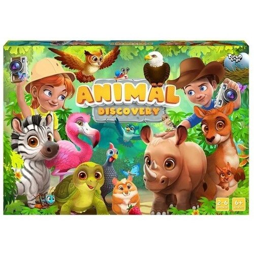 Danko Toys Настольная развлекательная игра Animal Discovery danko toys настольная развлекательная игра animal discovery