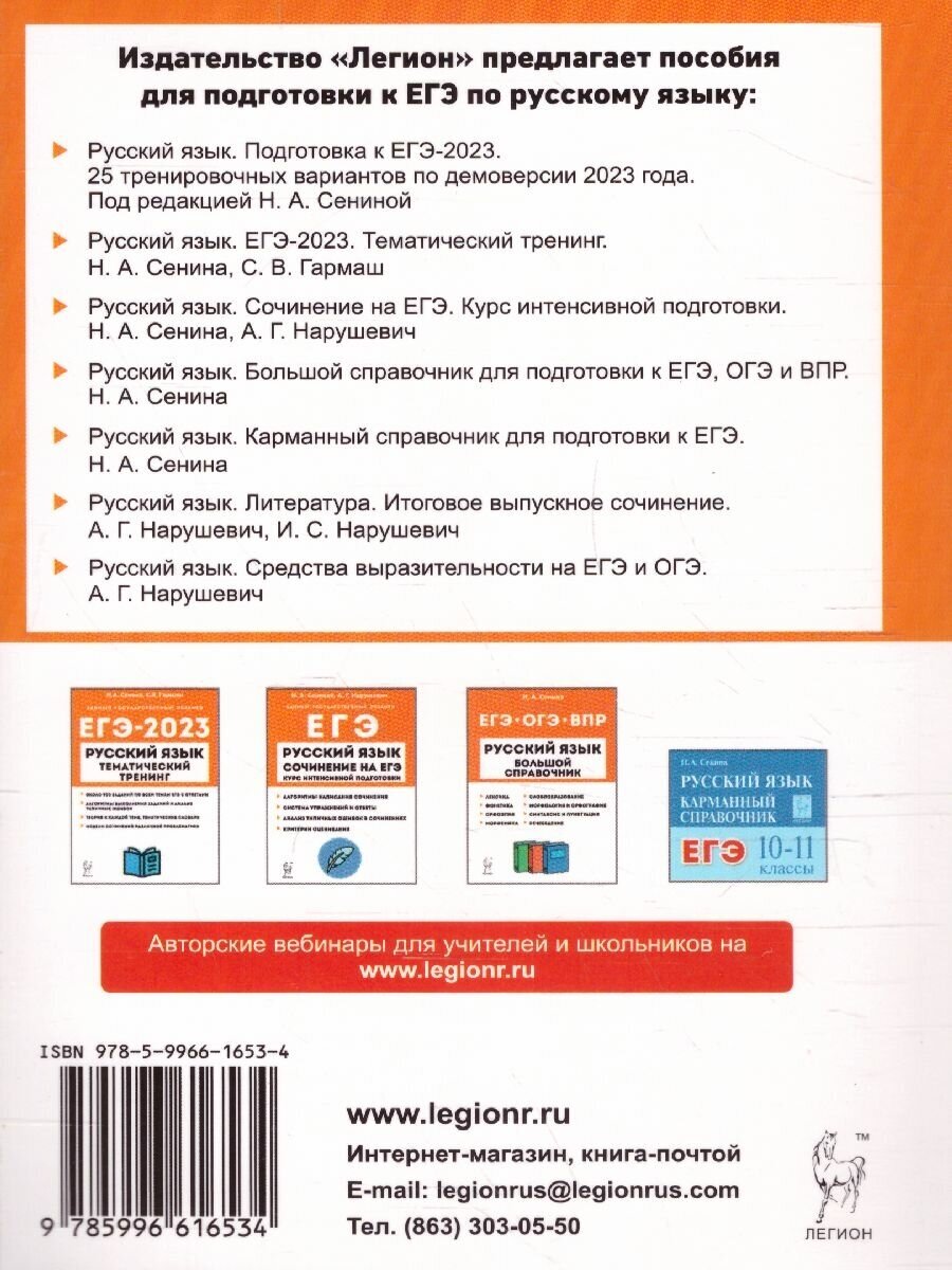 ЕГЭ-2023 Русский язык. 25 вариантов - фотография № 15