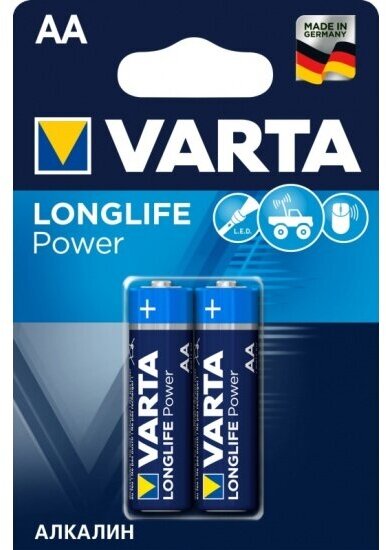 Элемент питания Varta Longlife Power LR6 AA бл 2