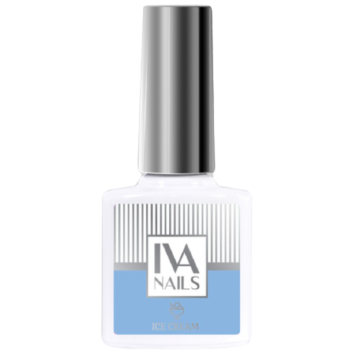 IVA Nails Гель-лак Ice Cream, 10 мл, 10 гель лак iva nails black white молочное мороженое ice milk 8 мл
