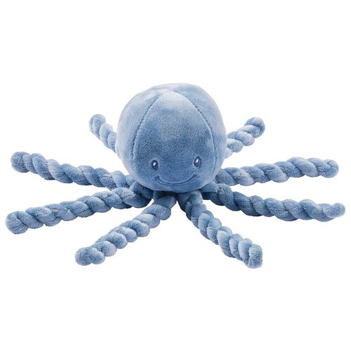 мягкие игрушки nattou musical soft toy lapidou octopus музыкальная Мягкая игрушка Nattou Lapidou Осьминог blue Infinity, 23 см