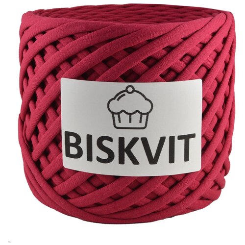 Трикотажная пряжа Biskvit Ягодный, 100 м