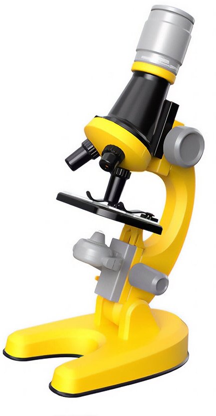 Микроскоп детский Scientific Microscope желтый (100х-1200х) 1013А