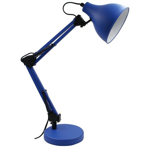 фото Рабочая лампа настольная inspire ennis, цвет голубой