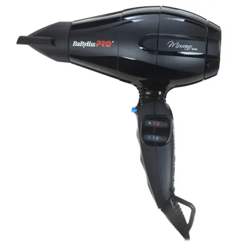 Фен BaByliss PRO Murano ionic BAB6160INRE, 2000 Вт, черный