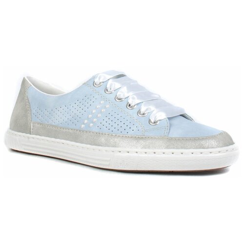 фото Кеды rieker размер 37, голубой/серебряный