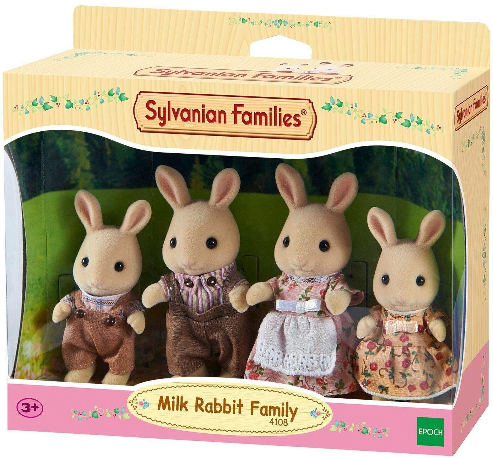 Игровой набор Sylvanian Families Жители страны Сильвании Семья молочных кроликов - фото №6