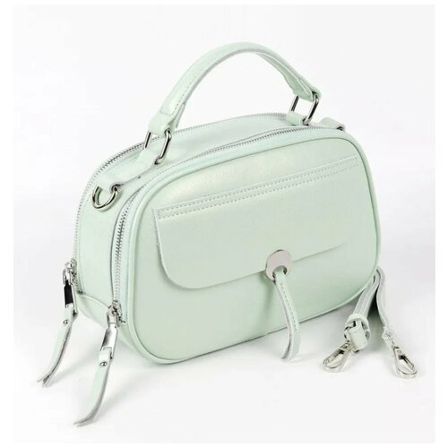 фото Женская кожаная сумка с-50 л.грин fuzi house