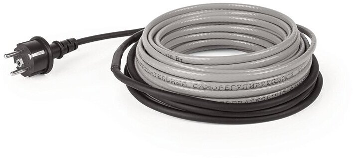 Греющий саморегулирующийся кабель на трубу Extra Line 25MSR-PB 3M (3м/75Вт) REXANT - фото №6