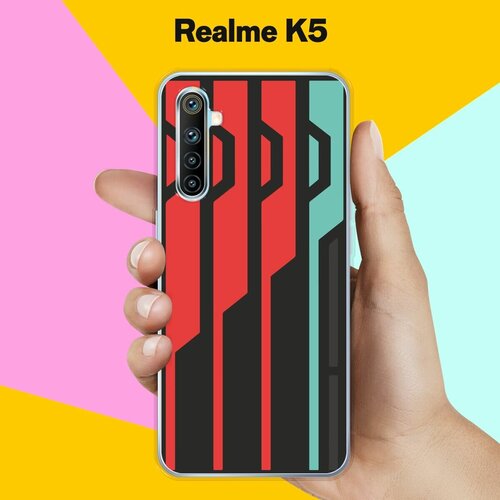 Силиконовый чехол на Realme K5 Узор / для Реалми К5
