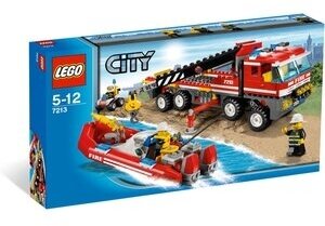 Конструктор LEGO City 7213 Пожарный грузовик и лодка