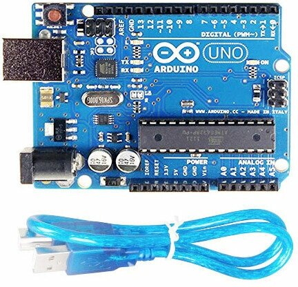 Arduino Uno R3 (not original), Программируемый контроллер, HKSHAN электротовар