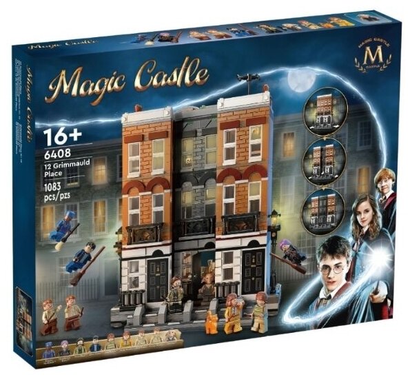 Конструктор Magic Castle серия Гарри Поттер Площадь Гриммо, дом 12, 1083 детали