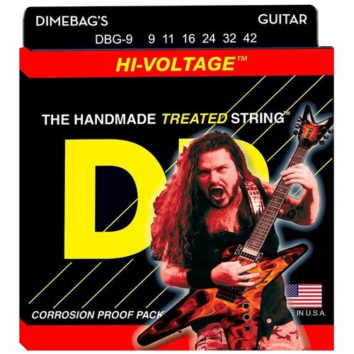 DBG-9 Dimebag Darrell Комплект струн для электрогитары, DR