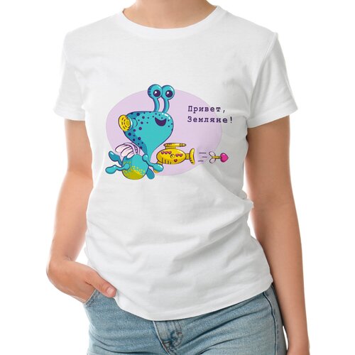 фото Футболка roly, размер m, белый