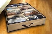 Органайзер чехол-кофр для обуви на 12 пар с изолированными отсеками для хранения и перевозки