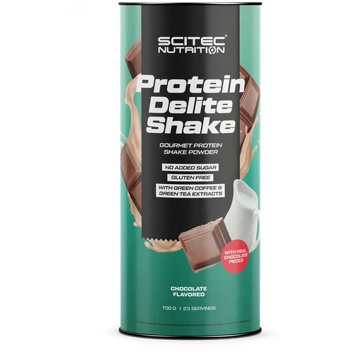 шоколад scitec nutrition protein delite shake протеиновый коктейль 700 г scitec nutrition Scitec Nutrition Protein Delite Shake 700 гр, шоколад