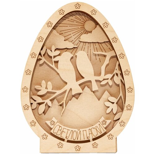 настольное панно свадебное сердце керамика Панно Светлой Пасхи многослойное, сувенир для раскрашивания